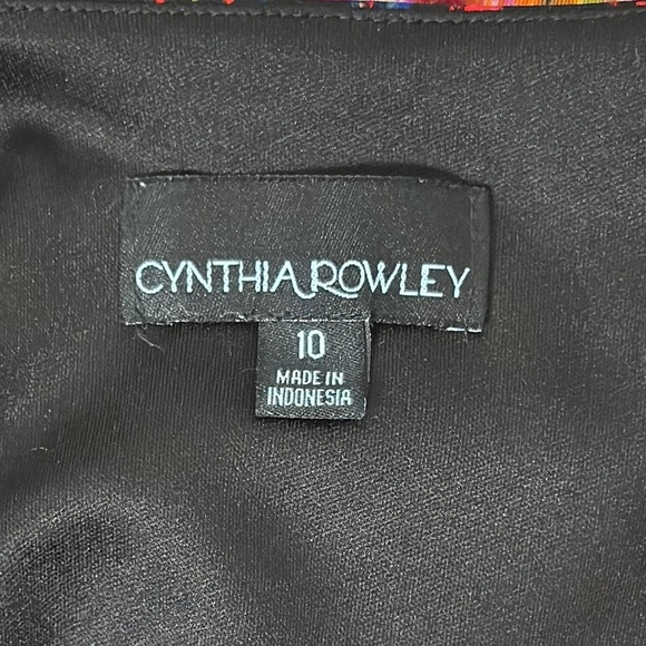 Cynthia Rowley watercolour floral sleeveless dress women’s size 10 - Picture 8 of 9